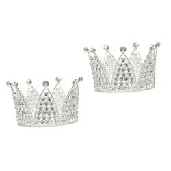 MAGICLULU 2st Haarschmuck Tiara Tortendeko Einschulung Geburtstagstorte Dekoration Kopfschmuck Für Mädchen Ornamente Kind Koreanisch von MAGICLULU