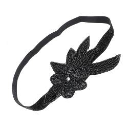 MAGICLULU 2st Pailletten-haarband Haarschmuck Für Damen Kleiner Strohhut Haarbänder Für Damenhaar Frauen Flapper-stirnband Haarschmuck Aus Strass Stirnbänder Haarring Fräulein Strasssteine von MAGICLULU