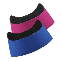 MAGICLULU 2st Schwimmbad-stirnband Schwimmband Schwimmturban Verstellbares Schwimmer-stirnband Sport-stirnband Badestirnband Ohr Stirnband Dusche Stirnband Tab Spielzeug Kind Neopren von MAGICLULU