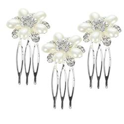 MAGICLULU 3St Schmetterlings-Strass-Clip koreanische haarzusätze Brautaccessoires hair accessories for hochzeitshaar schmuck Tiara Haarkämme für die Hochzeit Braut Haarteil von MAGICLULU