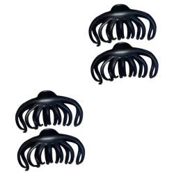 MAGICLULU 4 Stück Haarnadel Haarspangen Haarklammer haarclip Klaue Haarspange Haarzubehör groß Haarstyling-Accessoires Hohle Haarspange Anmut Klauenclip Duschkopf Haarkralle Damen Kunststoff von MAGICLULU