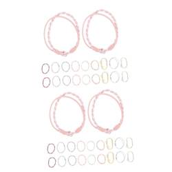 MAGICLULU 40 Stk Stirnband-Set haarband set rubber bands for hair Boho-Armbänder Haargummis klein elastische Haargummis böhmische Haargummis Handbuch Gummiband einstellen Haarseil von MAGICLULU