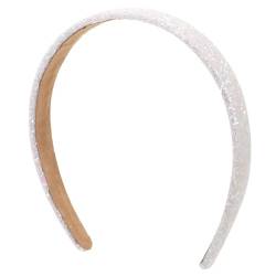 MAGICLULU Goldenes Pailletten-Stirnband Haarschmuck für Mädchen farbige Stirnbänder breites haarband sport haarband Haar Klammern Haargummi Regenbogen-Stirnband Mädchen Stirnbänder 8-12 wild von MAGICLULU