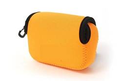 MAGILL Kamera-Soft-Case-Abdeckung for Mini POV Action-Kamera X3000 AS15 AS20 AS30 AS30 AS100 AS200 AS300 x1000 x1000V x3000R AZ1 Fit for Sony Kamera Tasche (Color : Orange) von MAGILL