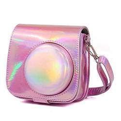 MAGILL Kameratasche Sternenhimmel Farbe Schutzhülle Ledertasche Tragbare Kameratasche Fit for Fujifilm Fit for Polaroid Mini 8 8+ 9 Sinfonie Kamera Tasche (Color : N) von MAGILL