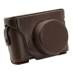 MAGILL Schutztasche Schutzabdeckung Leder Kamera Hard Case Cover for Fujifilm Fuji X10 x20. Fit for Finepix Kamera Tasche (Color : Coffee) von MAGILL