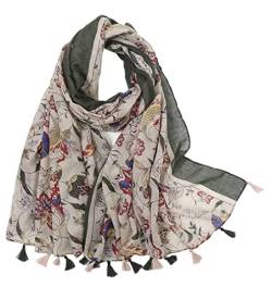 MAIRY Schals Tuch Frühlings Blume Hochwertiger Schal für Damen Mädchen Halstuch Umschlagstuch weicher Schlauchschal für Sommer Herbst und Winter M0117 von MAIRY