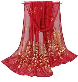 mairy Schal Abendkleider Elegant für Hochzeit Damen Stola mit Blümchen Print angenehm & weich DE1600067 von MAIRY