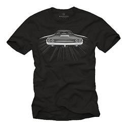 Dodge Challenger RT T-Shirt für Herren - US Muscle Car GTA schwarz XXXL von MAKAYA