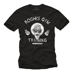 Dragon Roshi´s Gym T-Shirt Training WIHT The Master schwarz S von MAKAYA