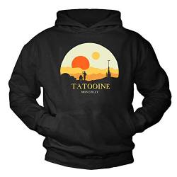 MAKAYA Kapuzenpullover Herren/Jungen - Tatooine Star - Hoodie Geschenke für Jungs XL von MAKAYA