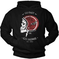 MAKAYA Kapuzenpullover Herren Motorad Bekleidung Skull Totenkopf Hoodie Sweatshirt Kapuze von MAKAYA