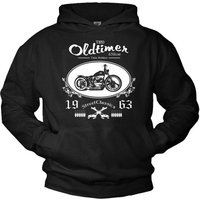 MAKAYA Kapuzenpullover Herren Motorrad Pullover mit Kapuze Biker Sweatshirt Männer Bekleidung von MAKAYA