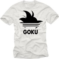 MAKAYA T-Shirt Gokus Dragon Hair GYM Herren Jungen Kinder Männer mit Druck, aus Baumwolle von MAKAYA