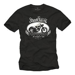 Motorrad T-Shirt für Herren DKW RT 250 Oldtimer schwarz Größe XXL von MAKAYA