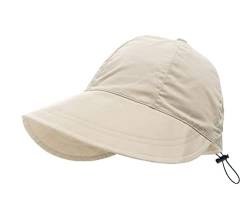 MAKFORT Sonnenhut Faltbarer Sommerhut Damen Atmungsaktiv Mütze Visor Cap Outdoor Hut für Golf Reisen Wandern von MAKFORT