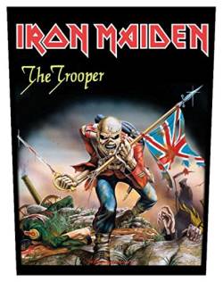 IRON MAIDEN - The Trooper - Backpatch / Rückenaufnäher von MAM Online