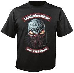 Kneipenterroristen - Rock'n'Roll Outlaws T-Shirt, schwarz, Grösse S von MAM Online