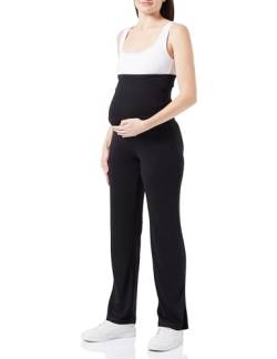 MAMA.LICIOUS Damen MLCAYLYN Wide JRS Pants A. Umstandshose, Black, L von MAMA.LICIOUS