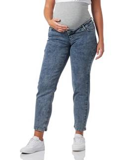 MAMALICIOUS Damen Mlolivia Regular 7/8 Jeans A., Blau, 28W / 32L von MAMA.LICIOUS