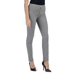 MAMAJEANS Jeans Damen High Waist Stretch, Skinny Hose, Baumwolle Jeggings - Made in Italy (34 - XS, Grau) von MAMAJEANS