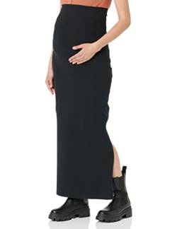 MAMALICIOUS Damen MLEMMA Tube Maxi Skirt A. E. NOOS Rock, Schwarz, 34 von MAMALICIOUS