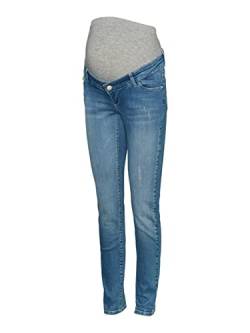 MAMALICIOUS Damen Mlarctic Slim Lb A. Jeans, Blau, 32 EU von MAMALICIOUS