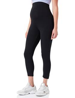 MAMALICIOUS Damen Mlemma 3/4 Jrs Legging 2-p E. A., Schwarz, M von MAMALICIOUS