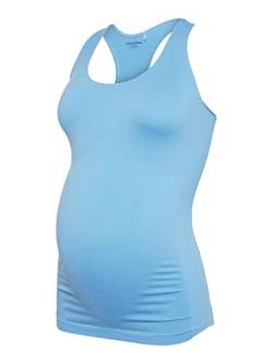 MAMALICIOUS Damen Mlheal Active Top A., Azure Blue, Einheitsgröße von MAMALICIOUS