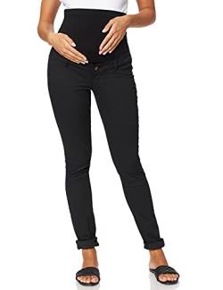 MAMALICIOUS Damen Mljuliane Slim Pant - Noos Umstandshose, Black, 28W 32L EU von MAMALICIOUS