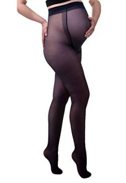 MAMSY Damen Maternity Sheer 20den Tights, Navy, M/L von MAMSY