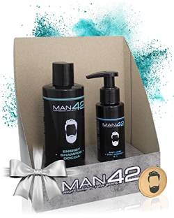 MAN42 Fresh Geschenkset Männerkosmetik, Set Gift Box von MAN42 PROFESSIONAL HAIR BEARD