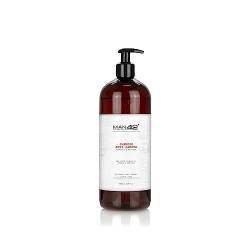 Man 42 Shampoo gegen Haarausfall für schwache Haut und brüchiges Haar mit Menthol und Moringa 1000 ml von MAN42 PROFESSIONAL HAIR BEARD