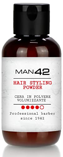 Man 42 Wachspulver, Volumen, Hair Styling Powder, 10 g von MAN42 PROFESSIONAL HAIR BEARD