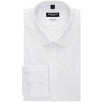 MANGUUN collection Businesshemd, Super Slim Fit, Kent-Kragen, für Herren, weiß, 39 von MANGUUN collection