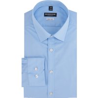 MANGUUN collection Businesshemd, Super Slim Fit, für Herren, blau, 42 von MANGUUN collection