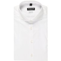 MANGUUN collection Businesshemd, Super Slim Fit, für Herren, weiß, 39 von MANGUUN collection