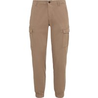 MANGUUN Cargohose, Eingrifftaschen, Gürtelschlaufen, für Herren, beige, 34/32 von MANGUUN