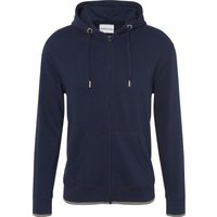 MANGUUN Sweatjacke, Kapuze, Reißverschluss, uni, für Herren, blau, M von MANGUUN