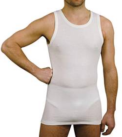 MANIFATTURA BERNINA Velan 30103 (Größe 5) - Thermo Unterhemd ärmellos für Männer Trägershirt mit Rundhalsausschnitt aus Wolle und Baumwolle von MANIFATTURA BERNINA