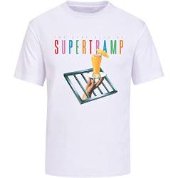 Supertramp The Very Best Crime of The Century T-Shirt Unisex Tee White XL von MANSU