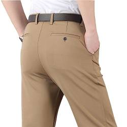 MAOAEAD Klassische Hose für Herren, hohe Taille, hohe Taille, Stretchhose, schmale Passform, Anzughose von MAOAEAD