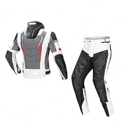 MAOTN Herren und damen motorradjacken, rennanzüge, motorrad protektorenjacke,abnehmbare sicherheitsschutzausrüstung, motorradkombi.wasserdichte, wind kältefeste motorradanzüge,Style8,L von MAOTN