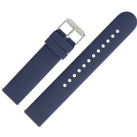 MARBURGER Uhrenarmband 20mm Silikon Fitness Smartwatch XL Extra Lang Blau von MARBURGER