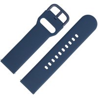 MARBURGER Uhrenarmband 20mm Silikon Fitness Smartwatch XS Extra Kurz Blau von MARBURGER