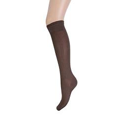 MARCMARCS Joy knee socks, Brown, 35-38 von MARCMARCS