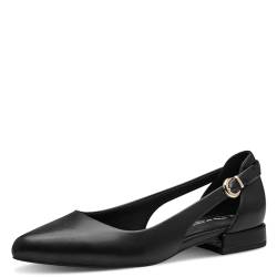 MARCO TOZZI Damen Ballerinas Spitz Vegan, Schwarz (Schwarz), 37 EU von MARCO TOZZI