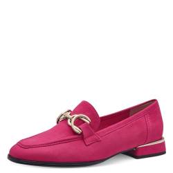 MARCO TOZZI Damen Loafer mit Absatz Elegant Vegan, Rosa (Pink), 37 EU von MARCO TOZZI