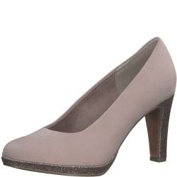 MARCO TOZZI Damen Pumps Glitzer Vegan, Beige (Powder Comb), 40 EU von MARCO TOZZI