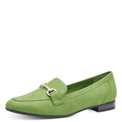 MARCO TOZZI Damen Slipper Elegant Vegan, Grün (Apple Textil), 40 EU von MARCO TOZZI